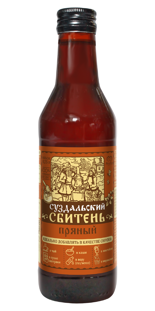 №3 Сбитень Суздальский "Пряный"(блок 8шт по 250мл) в Сертолове
