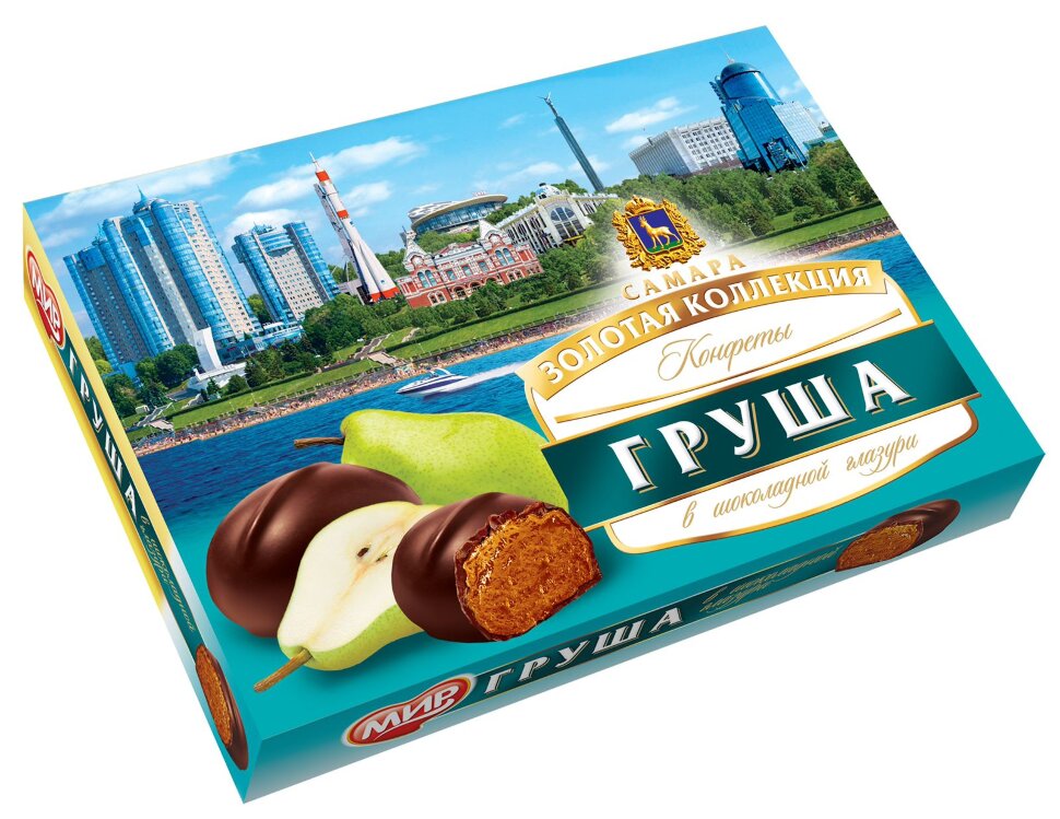  КФ МИР Груша в шоколадной глазури 160г  в Сертолове