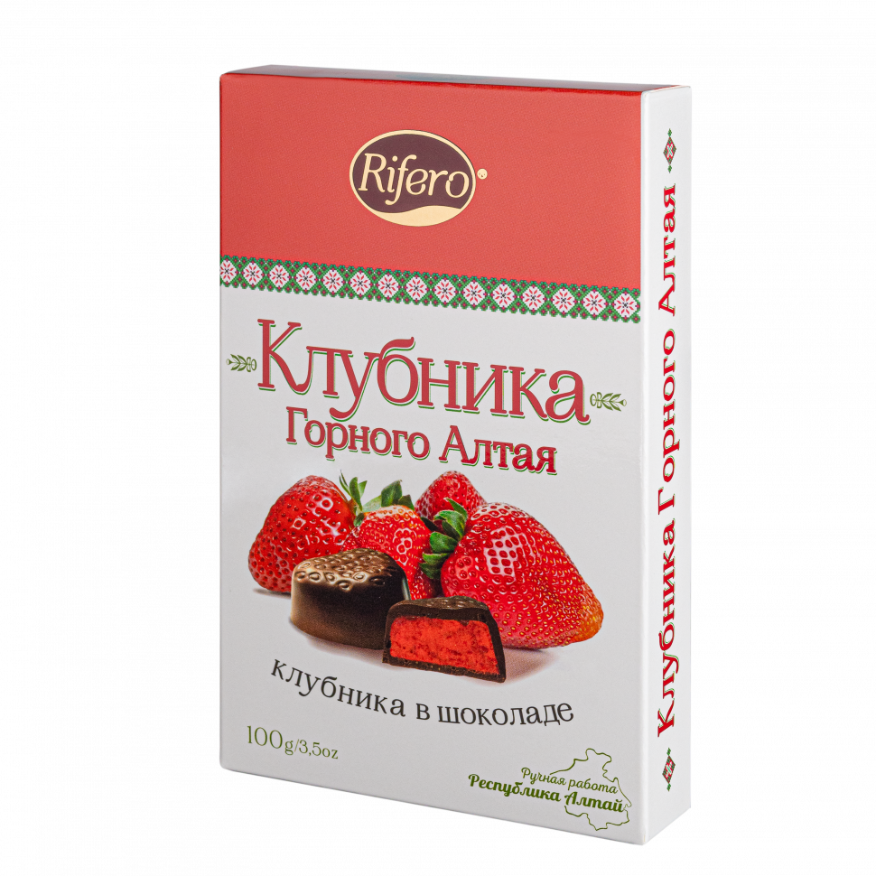  Риф и ко Конфеты "КЛУБНИКА Горного Алтая" 100г        в Сертолове