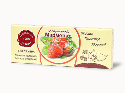  Мармелад натуральный "Клубника" 140г в Сертолове