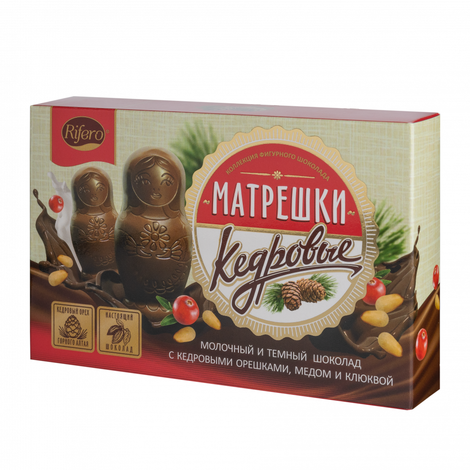  Риф и ко Конфеты "Матрёшки кедровые" 100г           в Сертолове