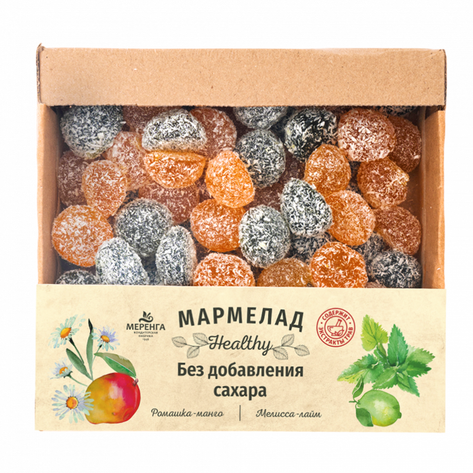  Меренга Мармелад в кокосовой обсыпке Ромашка+Мелисса , 800г     в Сертолове