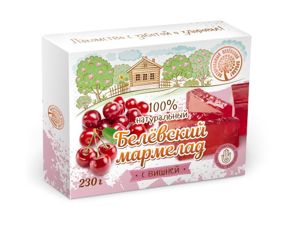 №2 Мармелад белевский "Вишня" 230г в Сертолове